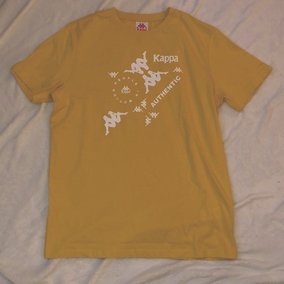 Yellow Kappa Tee Shirt, size large, NWOT - Picture 1 of 3